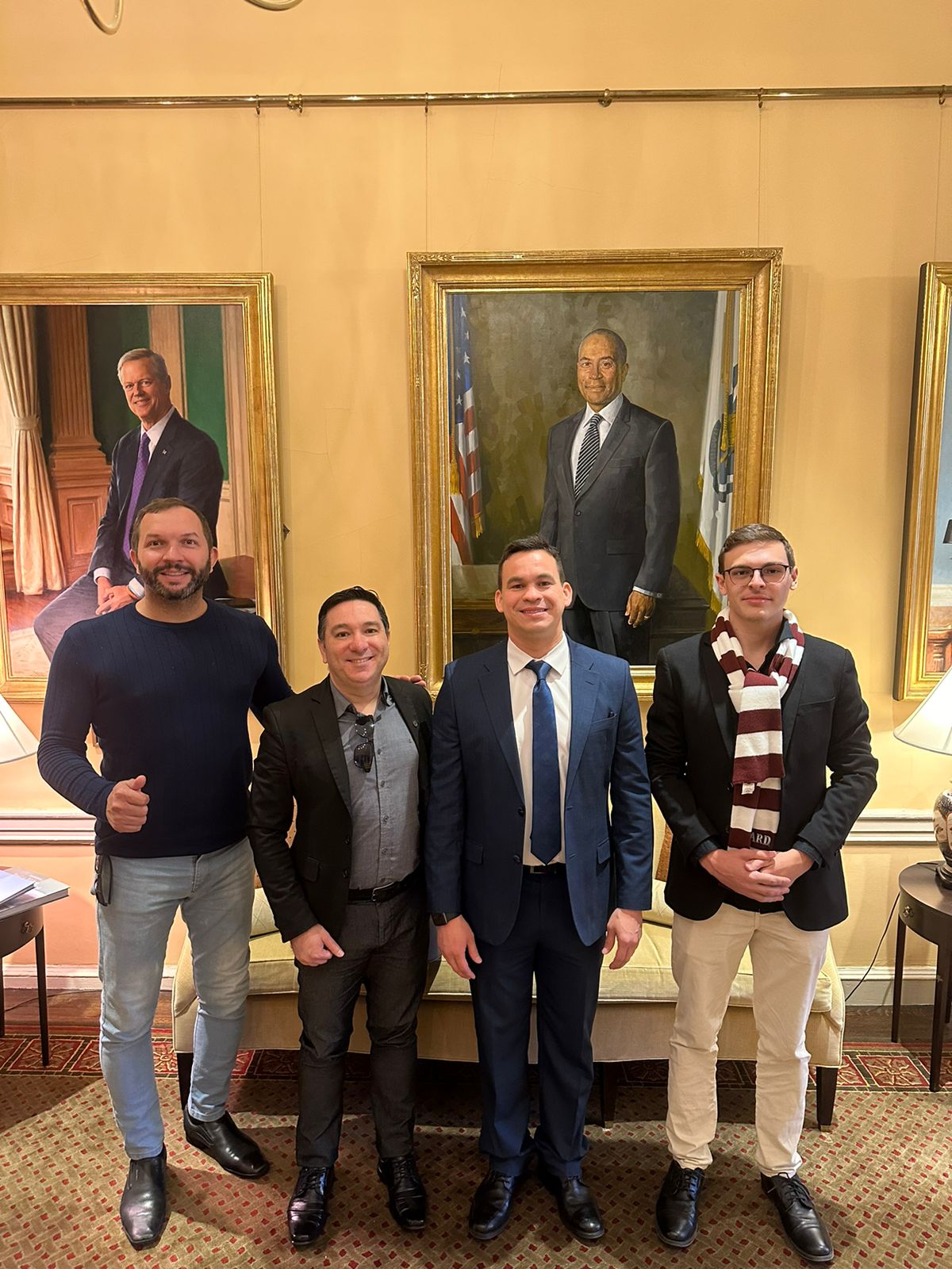 Encontro institucional em Massachusetts