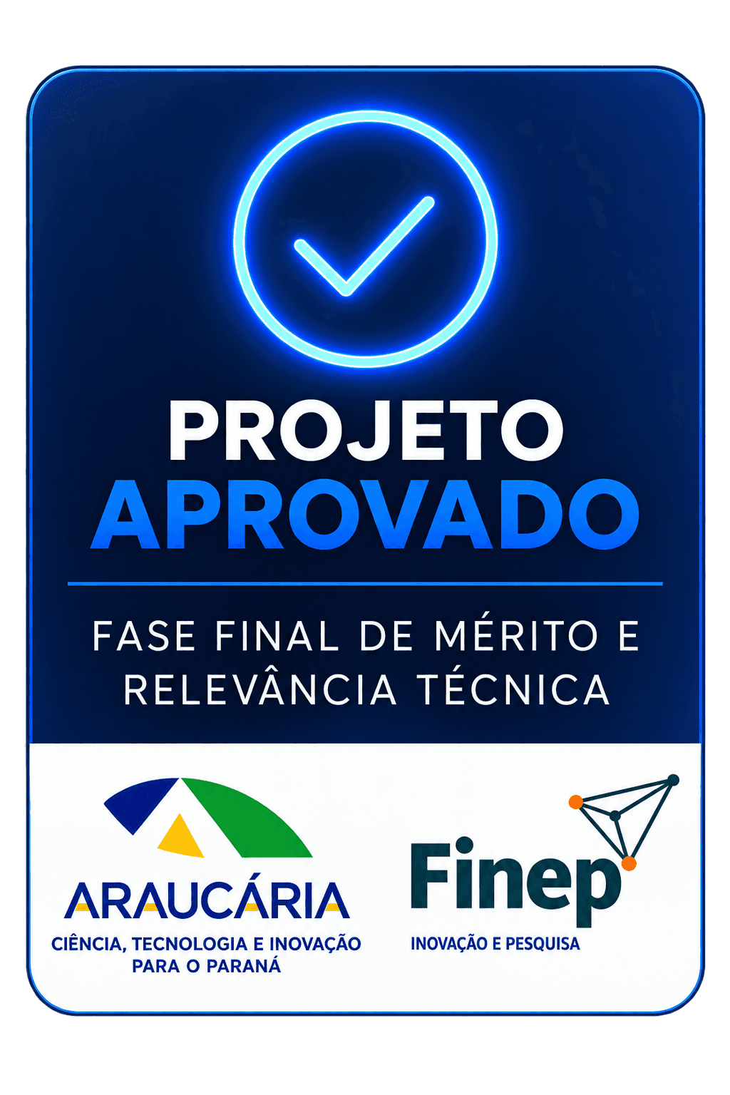 Projeto aprovado no TECNOVA III Paraná