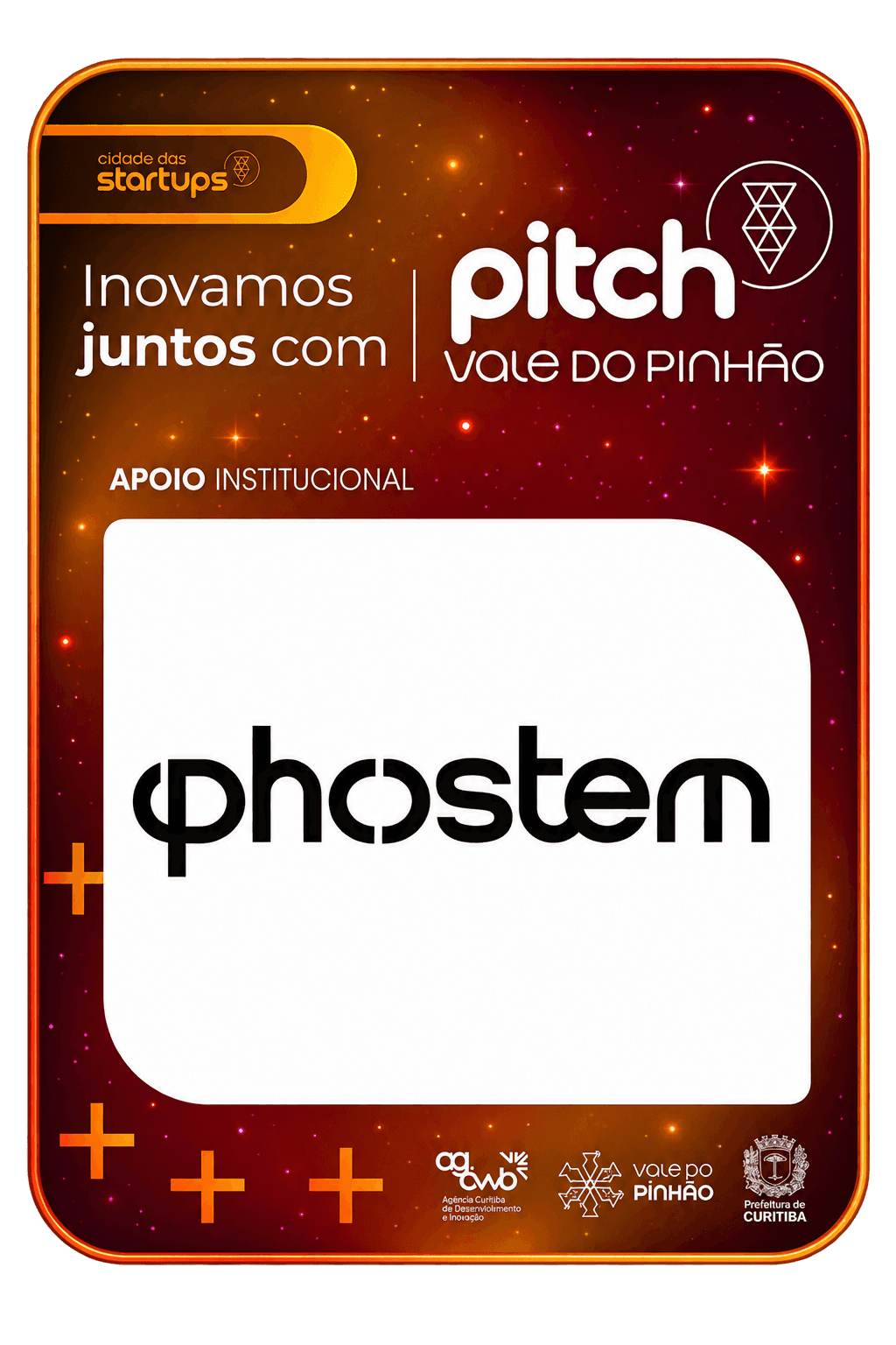 Apoio institucional ao Pitch Vale do Pinhão